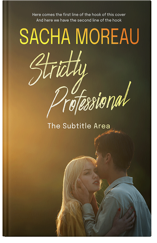 Front view of Premade Romance Book Cover - Thatch Green #18361 | BookCoverZone
