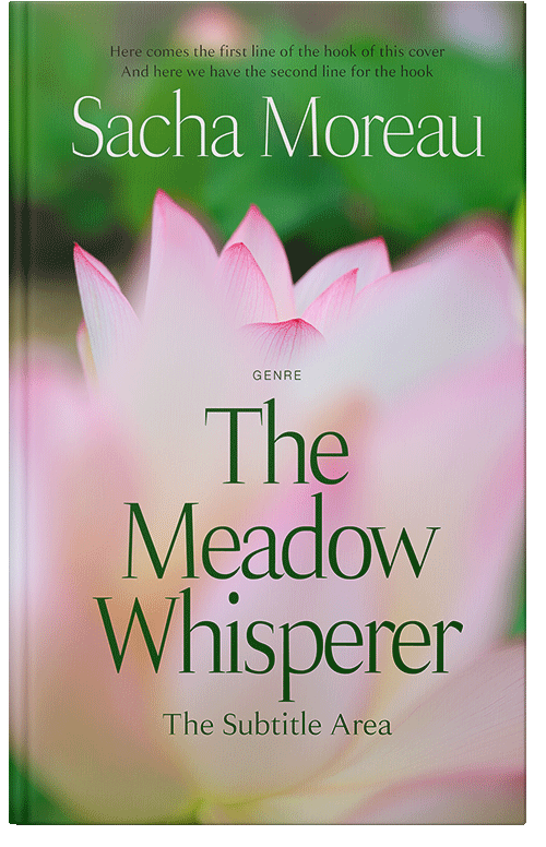 Front view of Premade  Book Cover - Forest Green #18413 | BookCoverZone