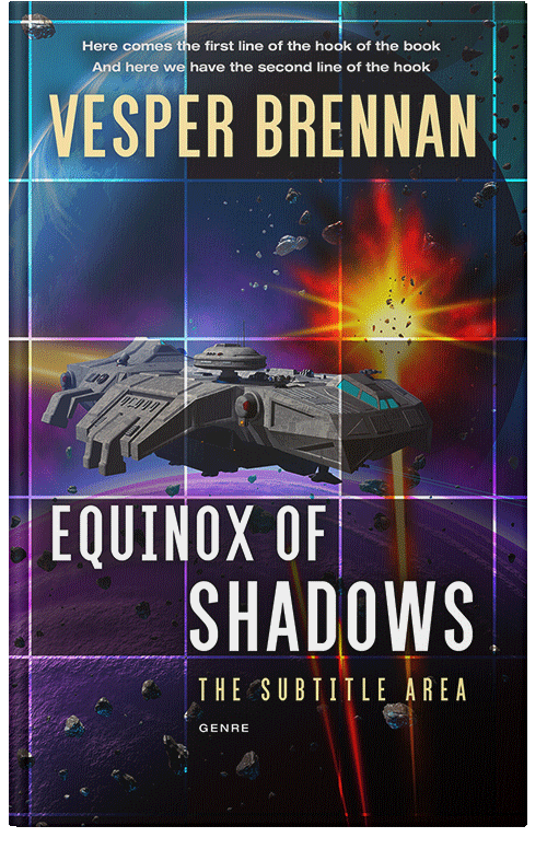 Front view of Premade Science Fiction Book Cover - Revolver