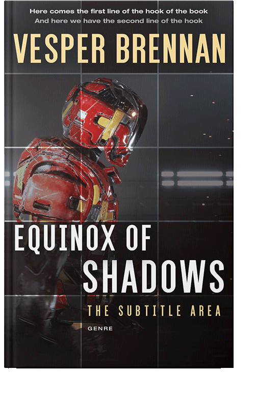 Front view of Thunder #20012 - Premade Science Fiction Book Cover