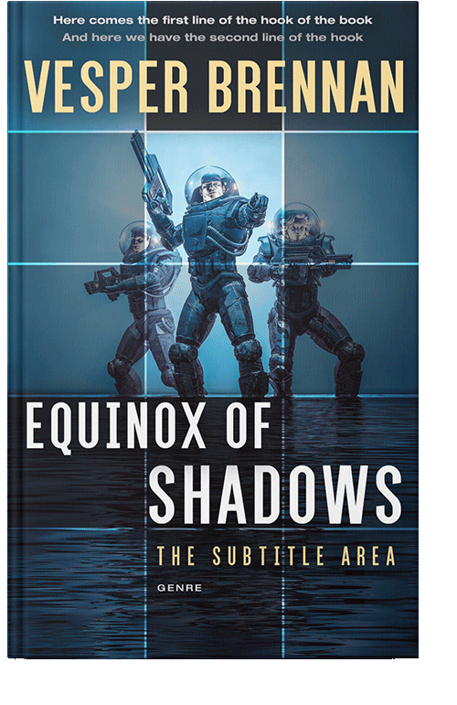 Front view of Big Stone #20013 - Premade Science Fiction Book Cover