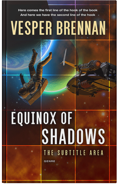 Front view of Coffee Bean #20014 - Premade Science Fiction Book Cover