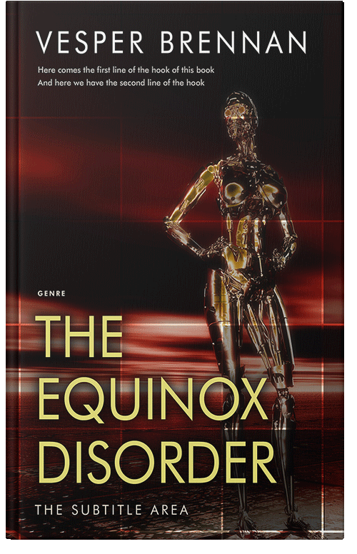 Front view of Laser #20020 - Premade Erotica Book Cover