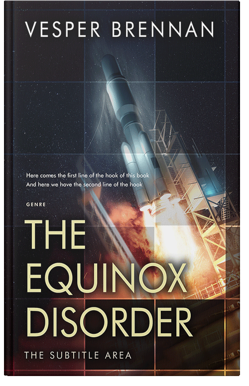 Front view of Premade Science Fiction Book Cover - Cameo
