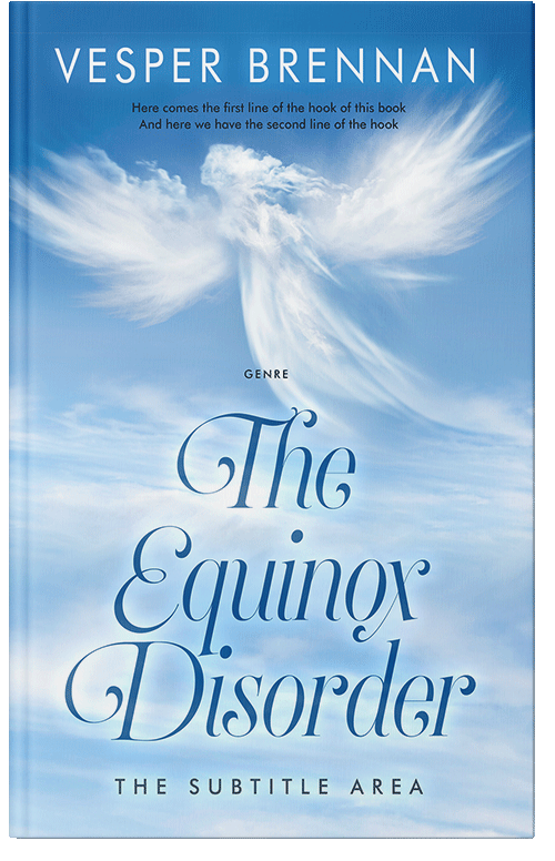 Front view of Tropical Blue #20032 - Premade Religion & Spirituality Book Cover