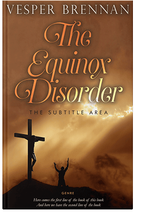 Pre Made Book Cover Russet