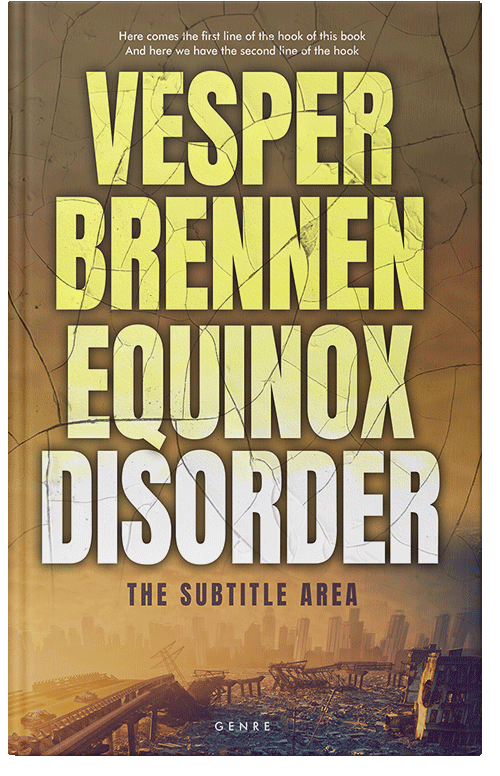 Front view of Premade Apocalyptica Book Cover - Cape Palliser