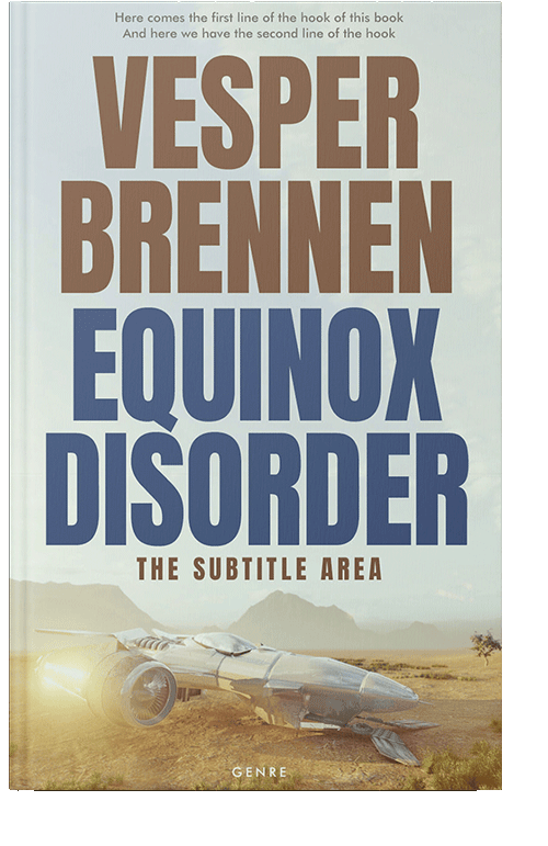 Front view of Gray Nurse #20062 - Premade Science Fiction Book Cover