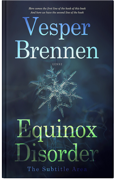 Front view of Premade Abstract Book Cover - Big Stone