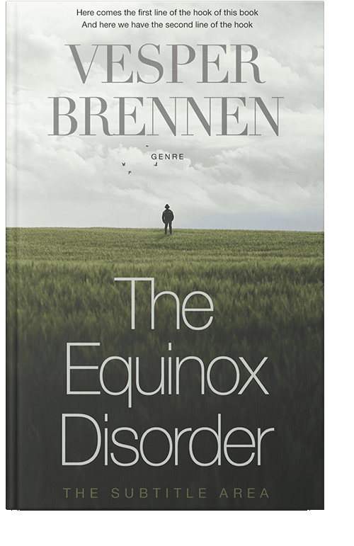 Front view of Gray Nurse #20070 - Premade Self-Improvement & Self-Help Book Cover