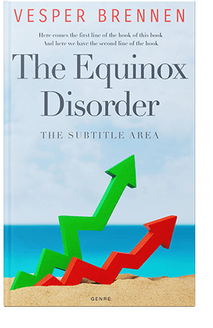 Pre Made Book Cover Catskill White