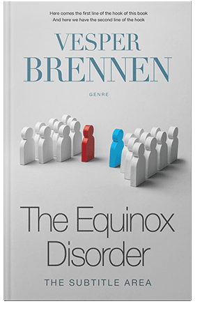 Pre Made Book Cover Pale Slate