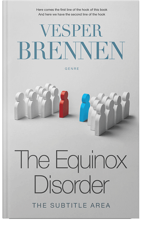 Front view of Pale Slate #20076 - Premade Self-Improvement & Self-Help Book Cover