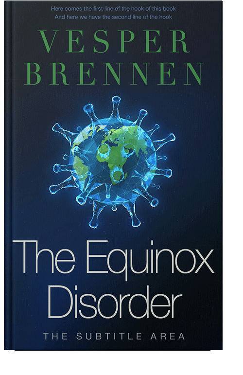 Front view of Black Pearl #20077 - Premade Medical Book Cover