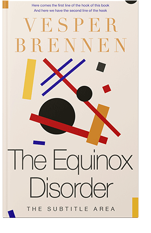 Pre Made Book Cover Citrine White