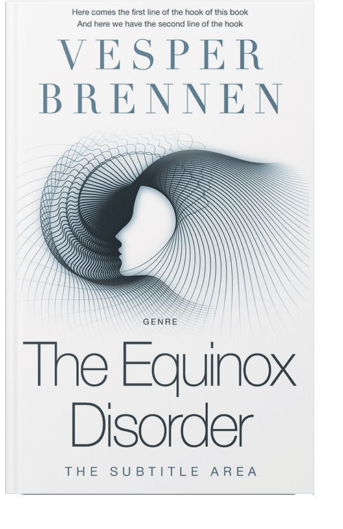 Front view of Oxford Blue #20090 - Premade Health & Mind & Body Book Cover