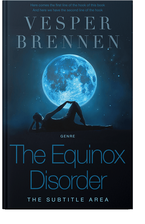 Front view of Black Pearl #20091 - Premade Health & Mind & Body Book Cover