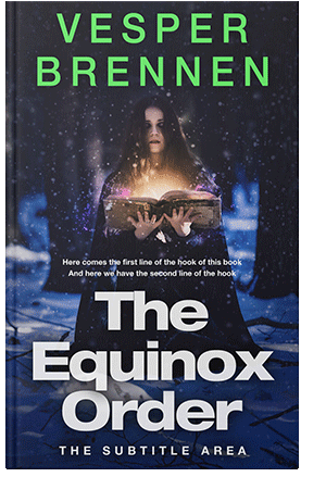 Pre Made Book Cover Mirage