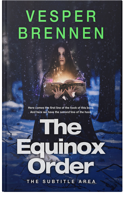 Front view of Mirage #20095 - Premade Fantasy Book Cover