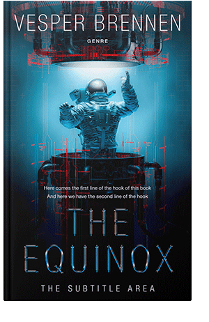 Pre Made Book Cover Ebony