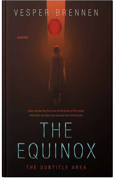 Front view of Creole #20117 - Premade Horror Book Cover