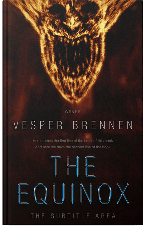 Front view of Creole #20118 - Premade Apocalyptica Book Cover