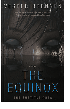 Pre Made Book Cover Cod Gray