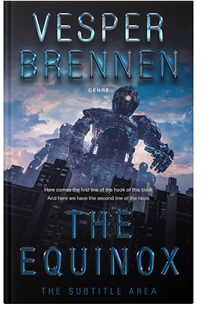 Pre Made Book Cover Gray Suit