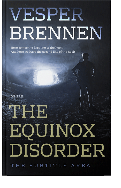 Front view of Vulcan #20133 - Premade Mystery & Thriller & Suspense Book Cover