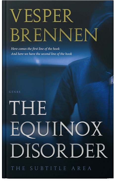 Front view of Black Pearl #20135 - Premade Mystery & Thriller & Suspense Book Cover