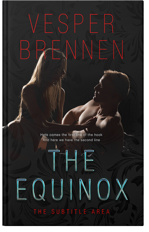 Front view of Cod Gray #20136 - Premade Erotica Book Cover