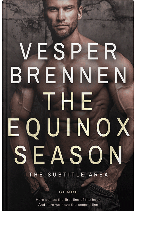 Front view of Cocoa Brown #20141 - Premade Erotica Book Cover