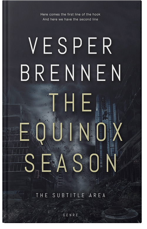 Front view of Premade Apocalyptica Book Cover - Charade