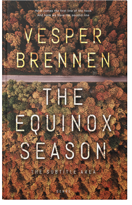 Front view of Premade Mystery & Thriller & Suspense Book Cover - Saddle