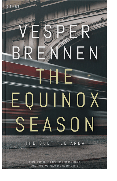 Front view of Shark #20157 - Premade Mystery & Thriller & Suspense Book Cover