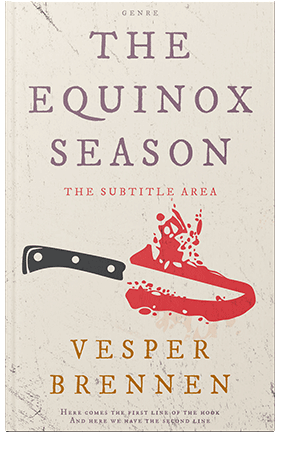 Pre Made Book Cover Ecru White