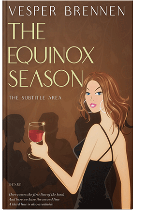 Pre Made Book Cover Metallic Copper