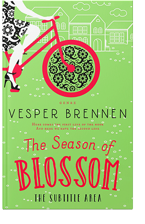 Pre Made Book Cover Yellow Green