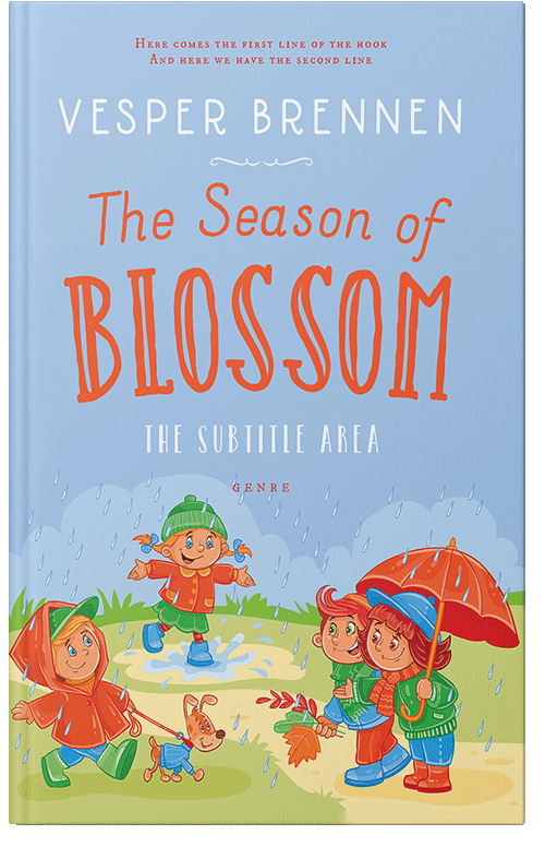 Front view of Premade Children's Book Cover - Ziggurat