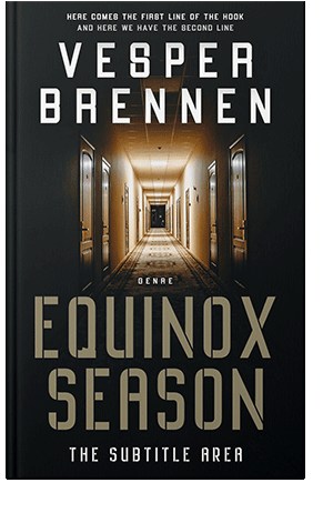 Pre Made Book Cover Sandrift