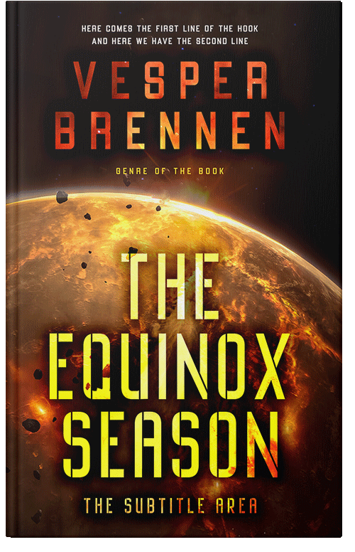 Front view of Clinker #20215 - Premade Science Fiction Book Cover