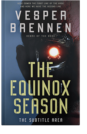 Pre Made Book Cover Ebony Clay