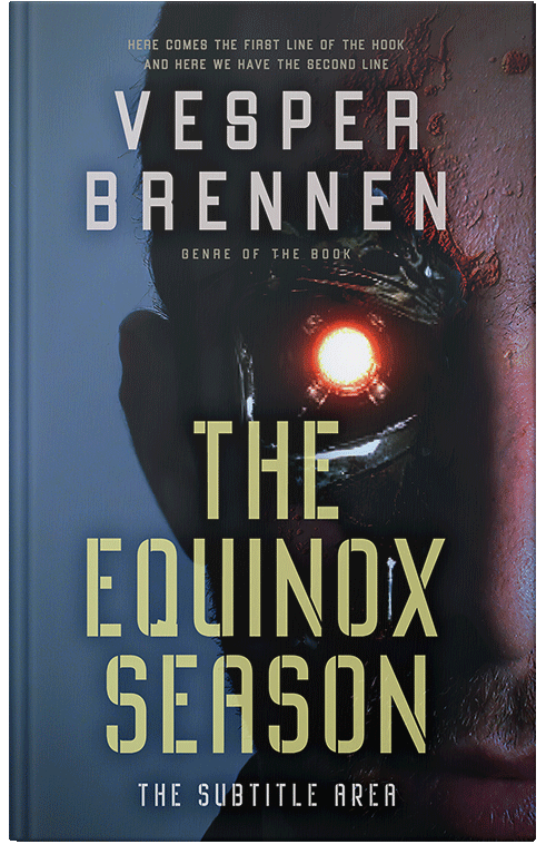 Front view of Ebony Clay #20218 - Premade Science Fiction Book Cover