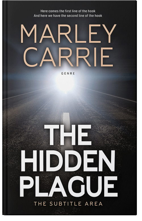 Front view of Premade Mystery & Thriller & Suspense Book Cover - Silver Rust