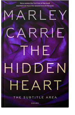 Pre Made Book Cover Violet