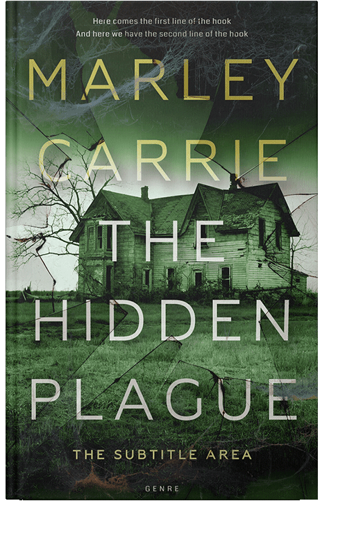 Front view of Green Kelp #20255 - Premade Horror Book Cover