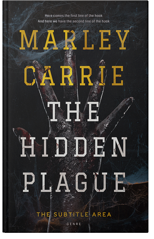 Front view of Woodsmoke #20257 - Premade Horror Book Cover