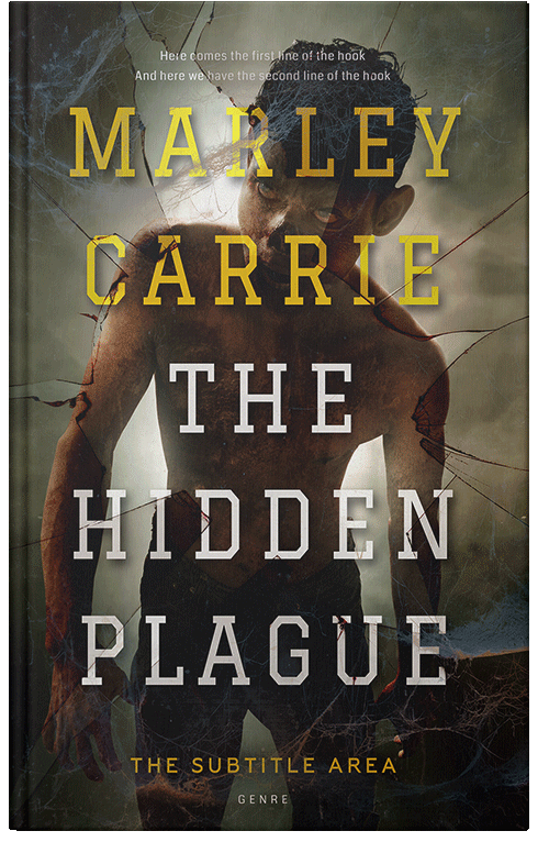 Front view of Premade Apocalyptica Book Cover - Zeus