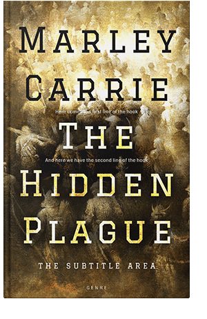 Pre Made Book Cover Metallic Bronze