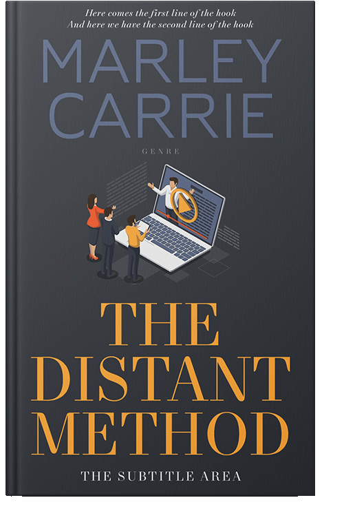 Front view of Tuna #20269 - Premade Abstract Book Cover